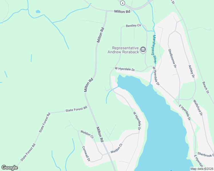 map of restaurants, bars, coffee shops, grocery stores, and more near 168 West Hyerdale Drive in Goshen