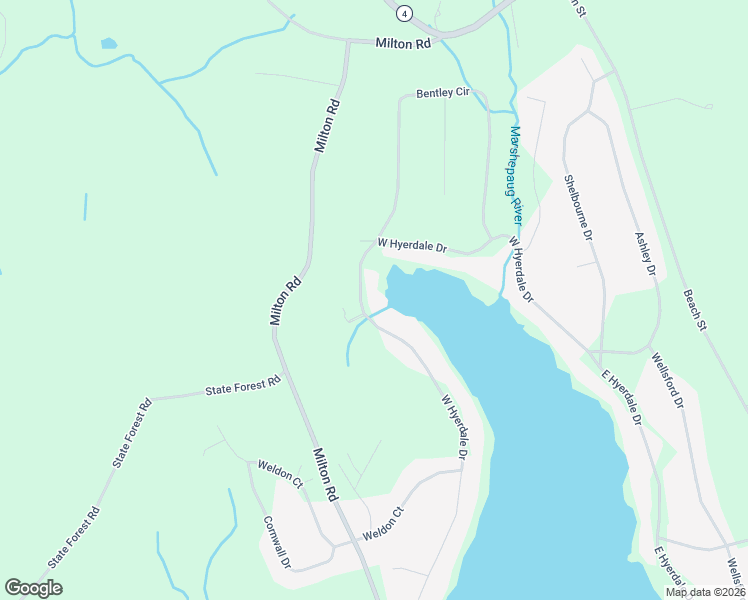 map of restaurants, bars, coffee shops, grocery stores, and more near 167 West Hyerdale Drive in Goshen