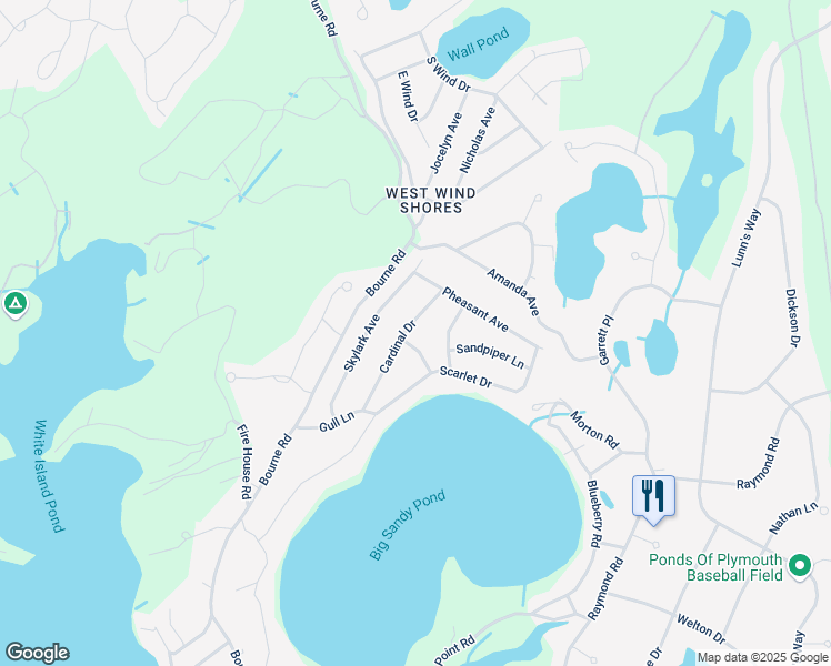 map of restaurants, bars, coffee shops, grocery stores, and more near 4 Swan Avenue in Plymouth
