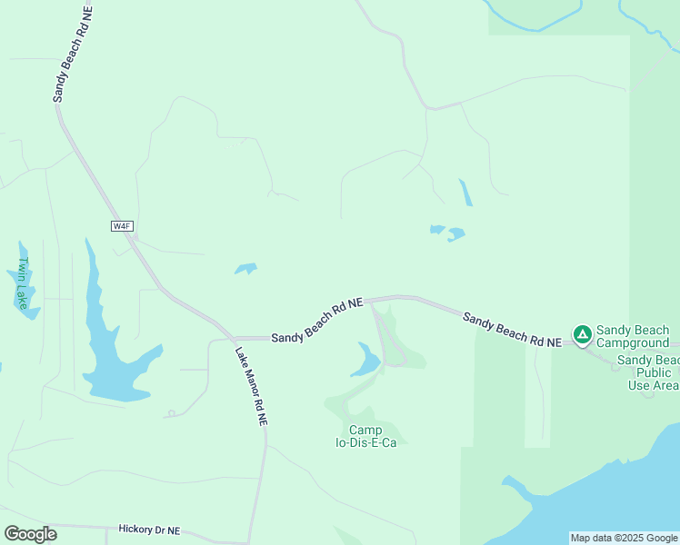 map of restaurants, bars, coffee shops, grocery stores, and more near 3254 Sandy Beach Road Northeast in Solon