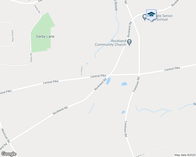 map of restaurants, bars, coffee shops, grocery stores, and more near 236 Central Pike in Scituate