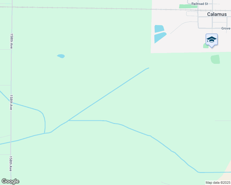 map of restaurants, bars, coffee shops, grocery stores, and more near in Calamus