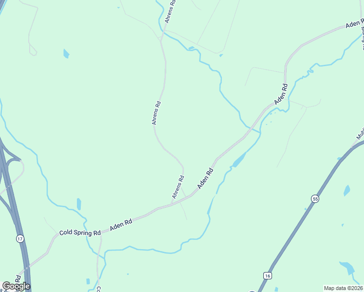 map of restaurants, bars, coffee shops, grocery stores, and more near 72 Ahrens Road in Parksville