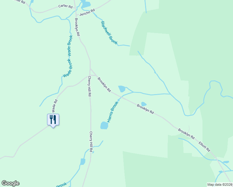 map of restaurants, bars, coffee shops, grocery stores, and more near 338 Brooklyn Road in Pomfret