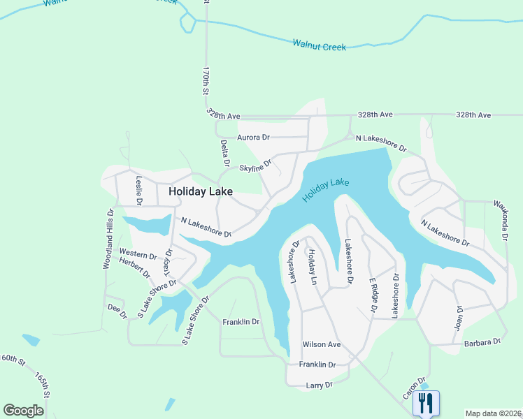 map of restaurants, bars, coffee shops, grocery stores, and more near 5193 North Lakeshore Drive in Brooklyn