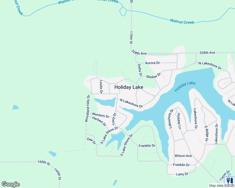map of restaurants, bars, coffee shops, grocery stores, and more near 4112 Tracy Drive in Brooklyn