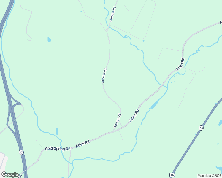 map of restaurants, bars, coffee shops, grocery stores, and more near 72 Ahrens Road in Parksville