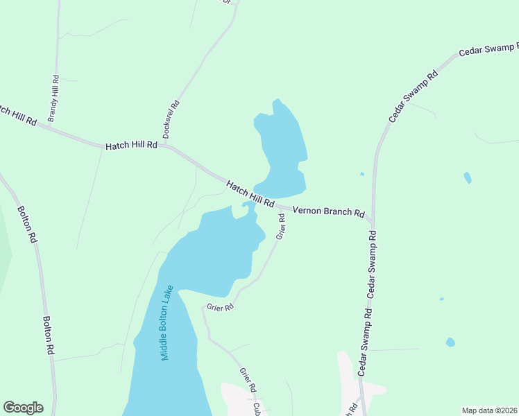 map of restaurants, bars, coffee shops, grocery stores, and more near 268 Hatch Hill Road in Vernon