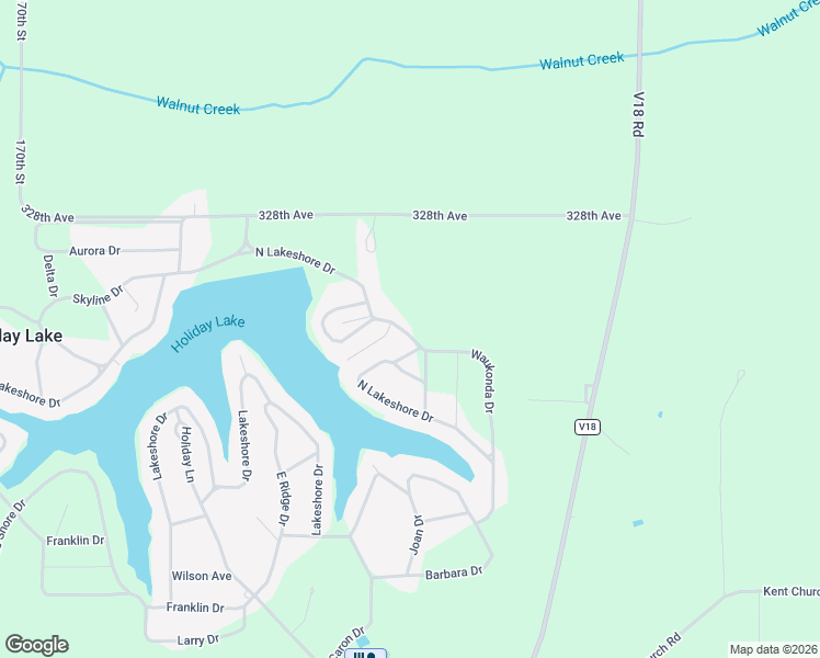 map of restaurants, bars, coffee shops, grocery stores, and more near North Lakeshore Drive in Brooklyn