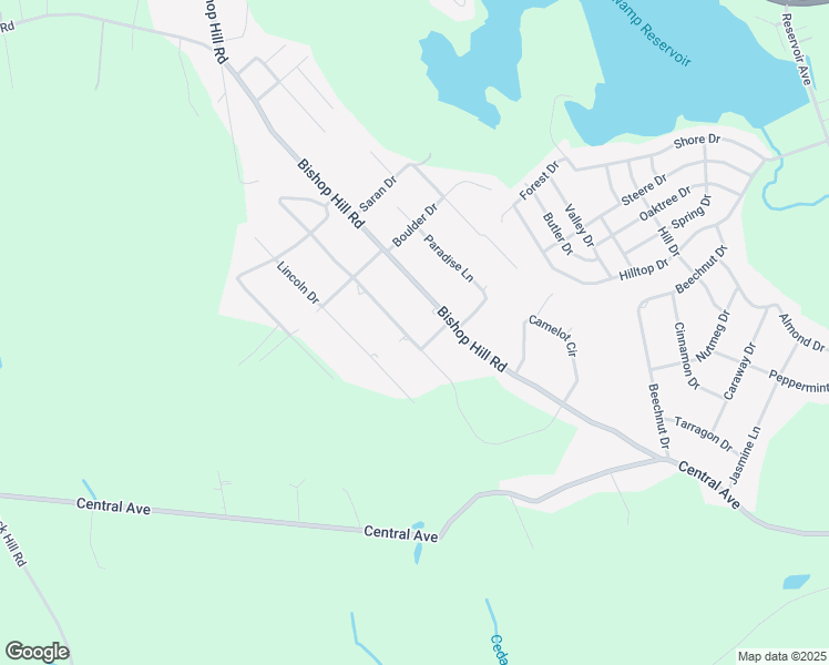 map of restaurants, bars, coffee shops, grocery stores, and more near 48 Golden View Drive in Johnston