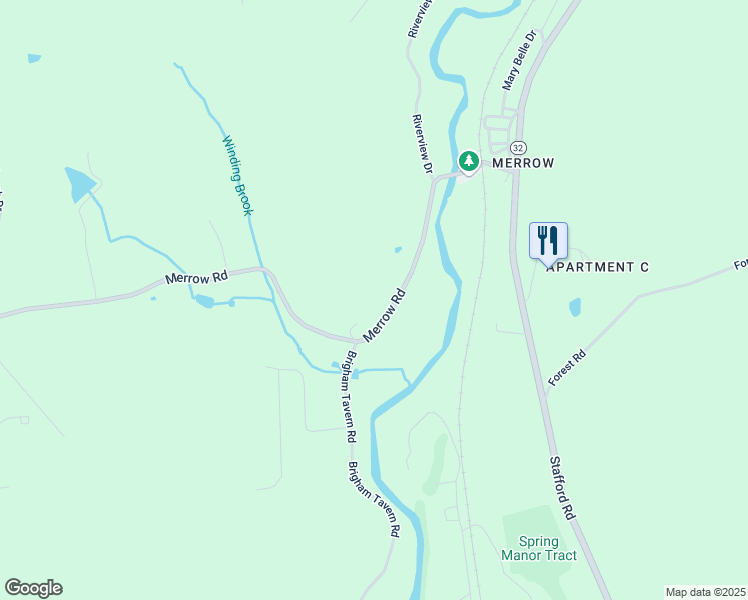 map of restaurants, bars, coffee shops, grocery stores, and more near 210 Merrow Road in Coventry
