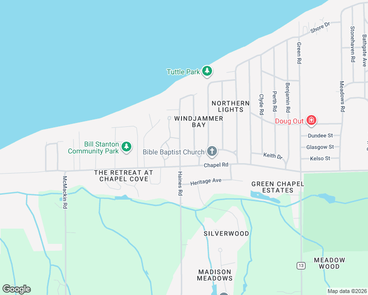 map of restaurants, bars, coffee shops, grocery stores, and more near 1951 Haines Road in Madison