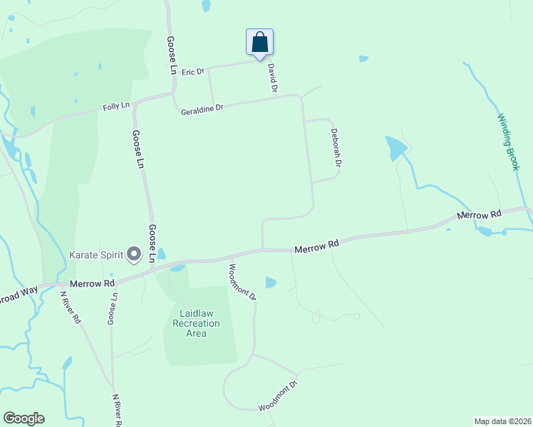 map of restaurants, bars, coffee shops, grocery stores, and more near 490 Geraldine Drive in Coventry