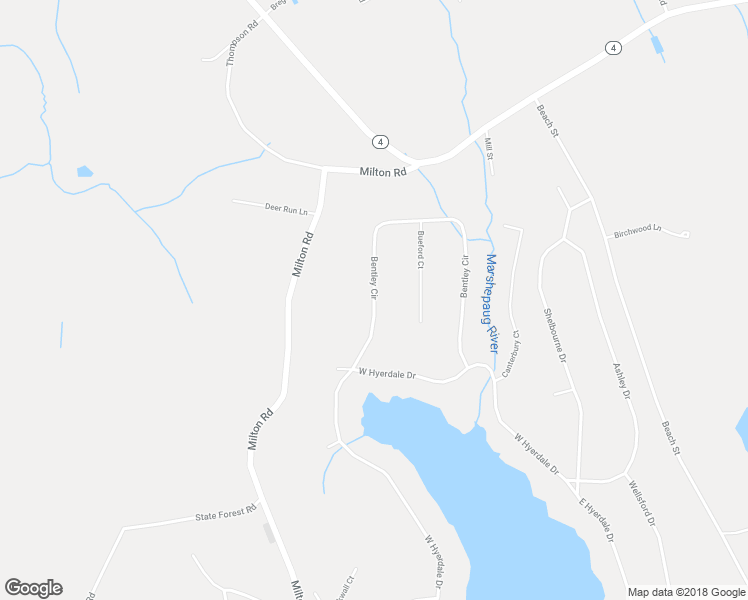 map of restaurants, bars, coffee shops, grocery stores, and more near 124 West Hyerdale Drive in Goshen