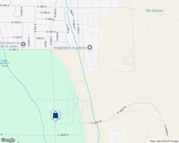 map of restaurants, bars, coffee shops, grocery stores, and more near 722 South 1040 East in Smithfield