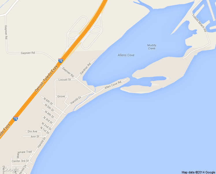 map of restaurants, bars, coffee shops, grocery stores, and more near 4759 Allen Cove Road in Luna Pier