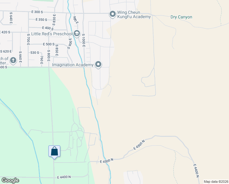 map of restaurants, bars, coffee shops, grocery stores, and more near 738 South 1150 East in Smithfield