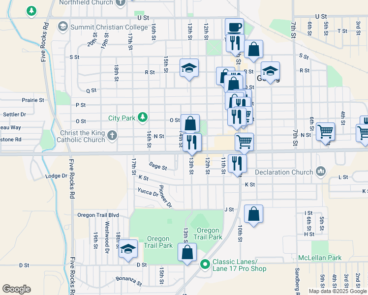 map of restaurants, bars, coffee shops, grocery stores, and more near 1273-1299 Nebraska 92 Scenic in Gering