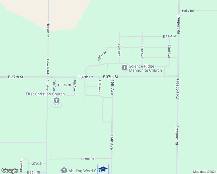 map of restaurants, bars, coffee shops, grocery stores, and more near 3601 16th Avenue in Sterling