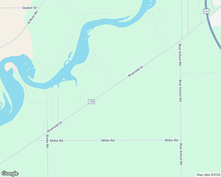 map of restaurants, bars, coffee shops, grocery stores, and more near 13488 Riverside Drive in Constantine