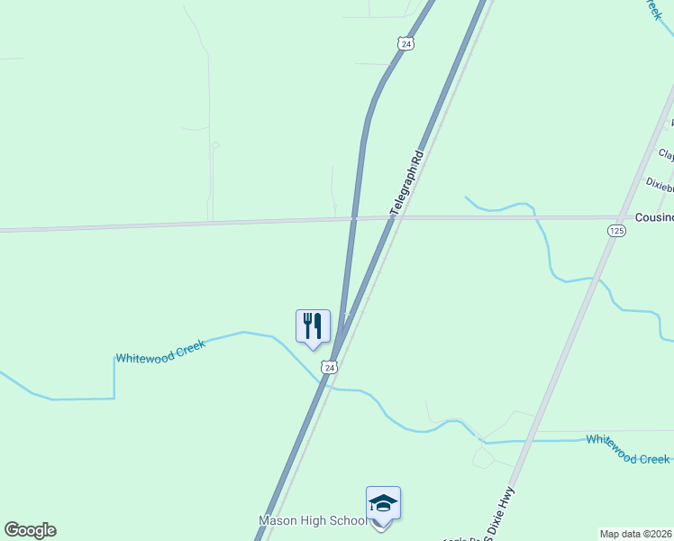 map of restaurants, bars, coffee shops, grocery stores, and more near 11351 Telegraph Road in Erie