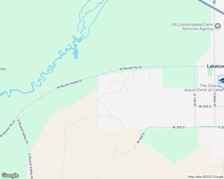 map of restaurants, bars, coffee shops, grocery stores, and more near 155 South Last Chance Drive in Laketown