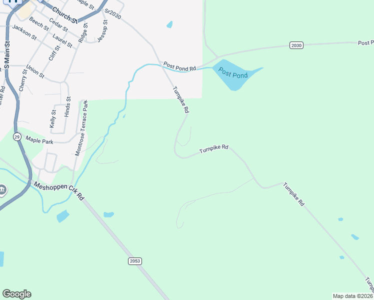 map of restaurants, bars, coffee shops, grocery stores, and more near 34 Hillendale Road in Montrose