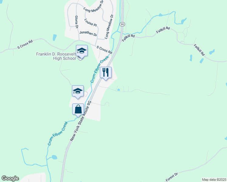 map of restaurants, bars, coffee shops, grocery stores, and more near 16 Partridge Hill Road in Hyde Park