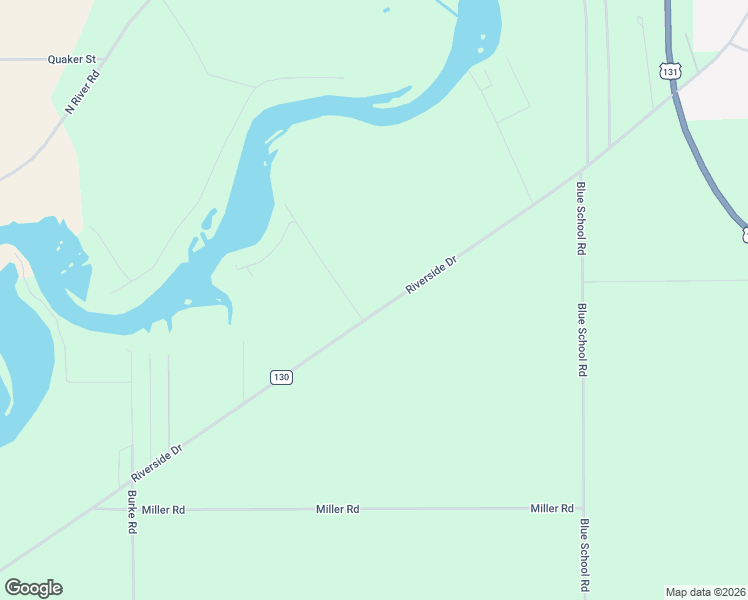 map of restaurants, bars, coffee shops, grocery stores, and more near 13591 Riverside Drive in Constantine