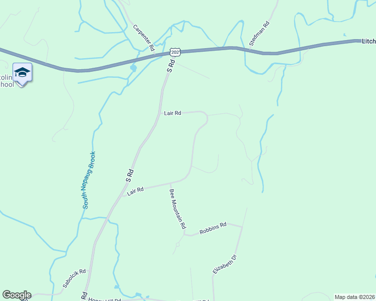 map of restaurants, bars, coffee shops, grocery stores, and more near 105 Lair Road in New Hartford