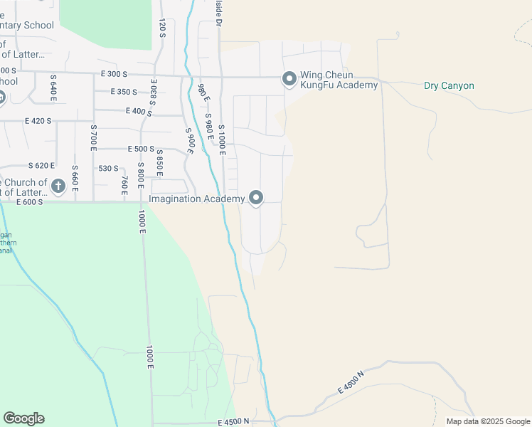 map of restaurants, bars, coffee shops, grocery stores, and more near 628 1080 East in Smithfield
