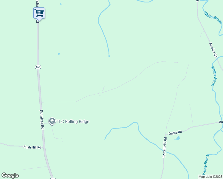 map of restaurants, bars, coffee shops, grocery stores, and more near Spaulding Road in Brooklyn