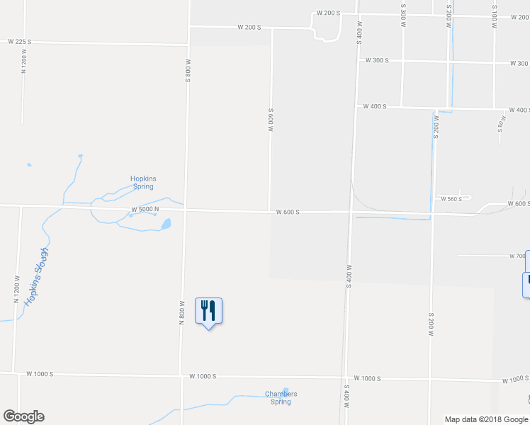 map of restaurants, bars, coffee shops, grocery stores, and more near 600 West 5000 North in Smithfield