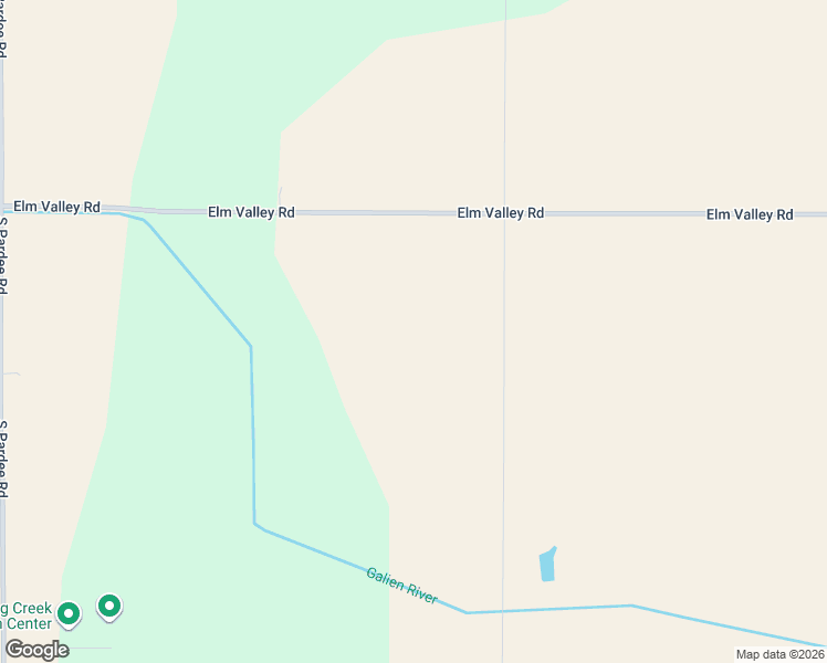 map of restaurants, bars, coffee shops, grocery stores, and more near 2524 Elm Valley Road in Galien