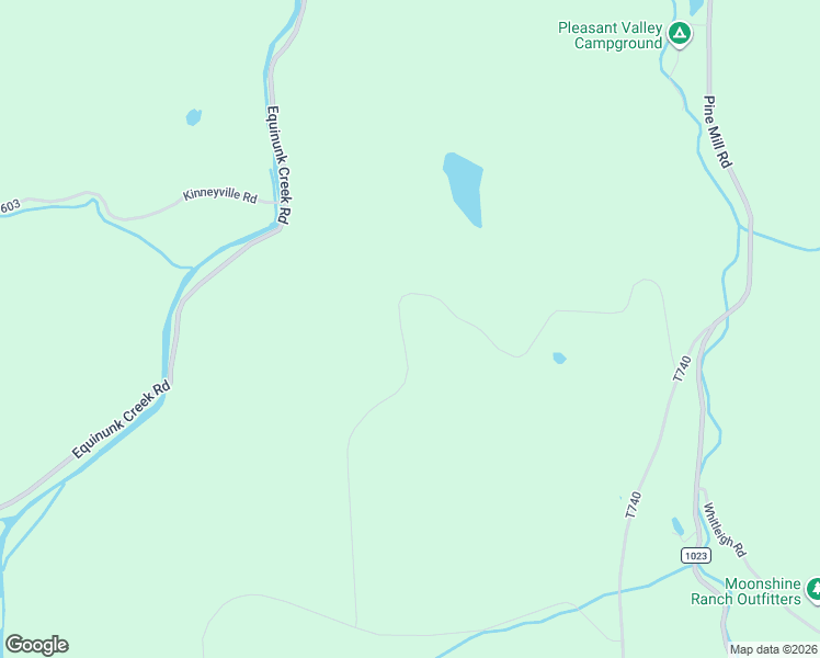 map of restaurants, bars, coffee shops, grocery stores, and more near 194 Rotten Road in Equinunk