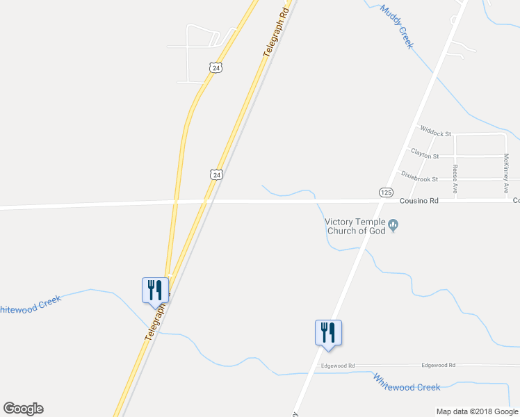 map of restaurants, bars, coffee shops, grocery stores, and more near 2575 Rauch Road in Erie