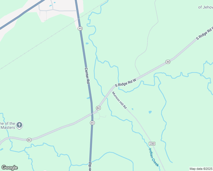 map of restaurants, bars, coffee shops, grocery stores, and more near 4611 South Ridge Road West in Ashtabula