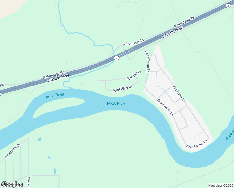 map of restaurants, bars, coffee shops, grocery stores, and more near 435 River Bluff Drive in Dixon