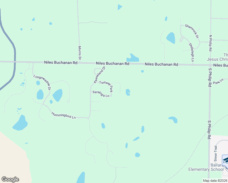 map of restaurants, bars, coffee shops, grocery stores, and more near 139 Turfway Park in Niles