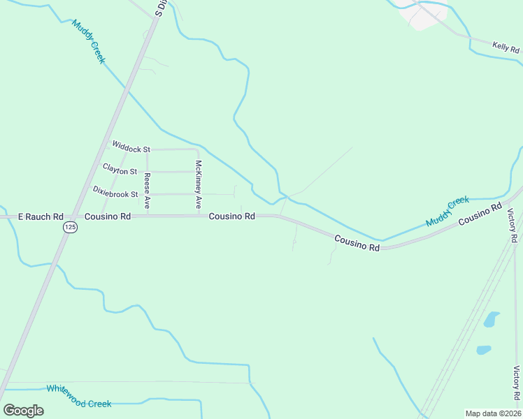 map of restaurants, bars, coffee shops, grocery stores, and more near 3346 Cousino Road in Erie