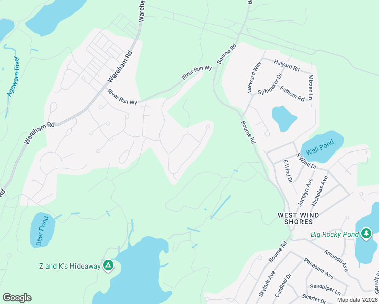 map of restaurants, bars, coffee shops, grocery stores, and more near 106 White Clover Trail in Plymouth