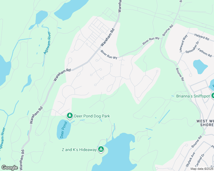 map of restaurants, bars, coffee shops, grocery stores, and more near 15 Southview Way in Plymouth