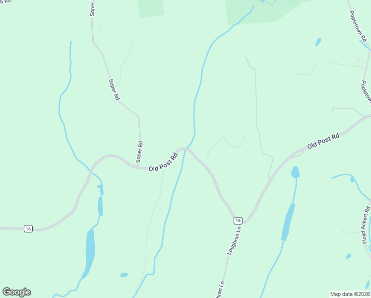map of restaurants, bars, coffee shops, grocery stores, and more near County Road 16 in New Paltz