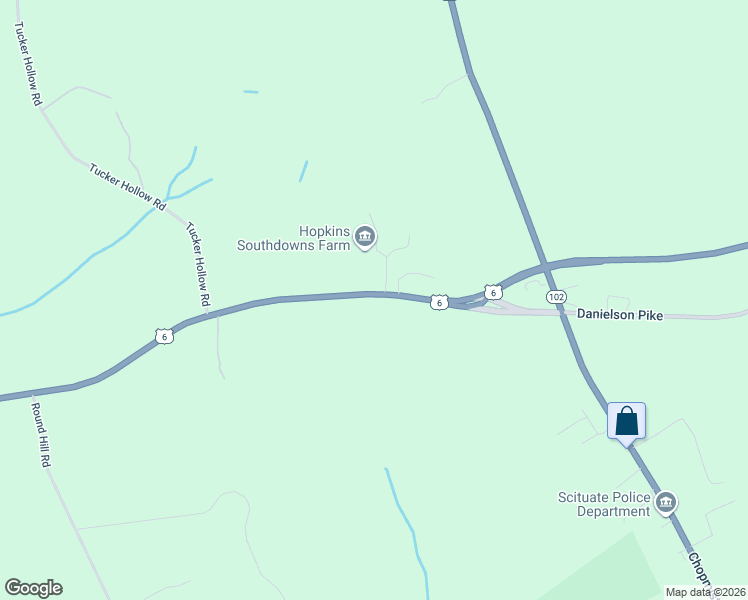 map of restaurants, bars, coffee shops, grocery stores, and more near 1138 Danielson Pike in Scituate