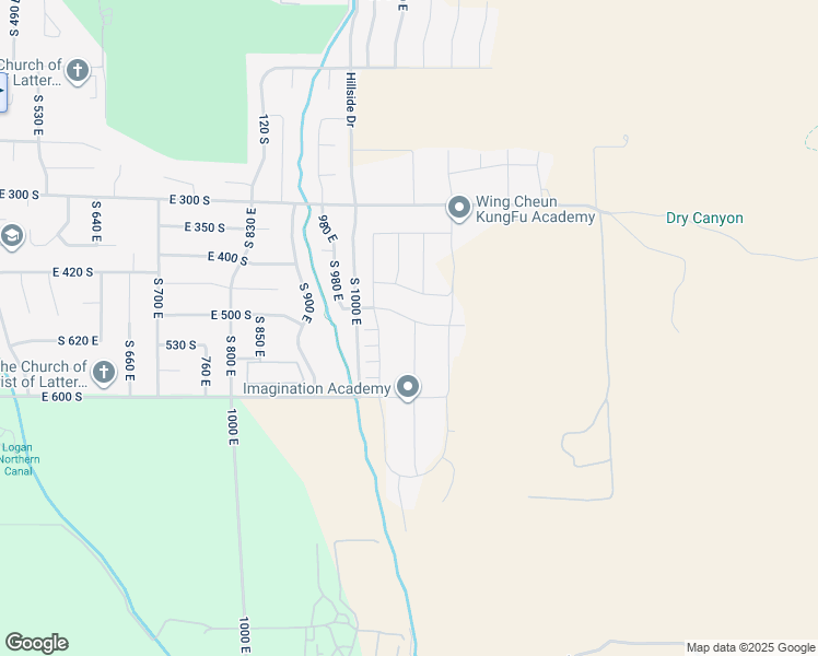 map of restaurants, bars, coffee shops, grocery stores, and more near 1066 480 South in Smithfield