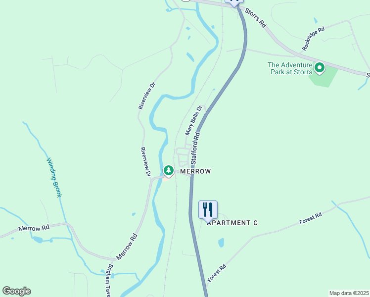 map of restaurants, bars, coffee shops, grocery stores, and more near 35 Sharon Drive in Mansfield