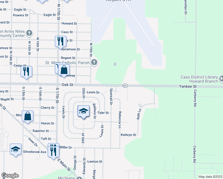 map of restaurants, bars, coffee shops, grocery stores, and more near 7 Alice Court in Niles