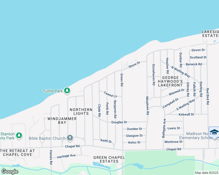 map of restaurants, bars, coffee shops, grocery stores, and more near 1770 Perth Road in Madison