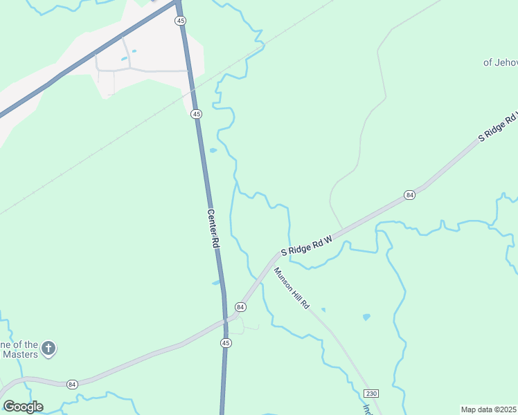 map of restaurants, bars, coffee shops, grocery stores, and more near 4611 South Ridge Road West in Ashtabula