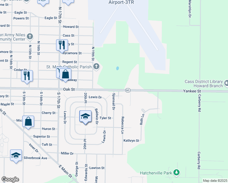 map of restaurants, bars, coffee shops, grocery stores, and more near 7 Alice Court in Niles